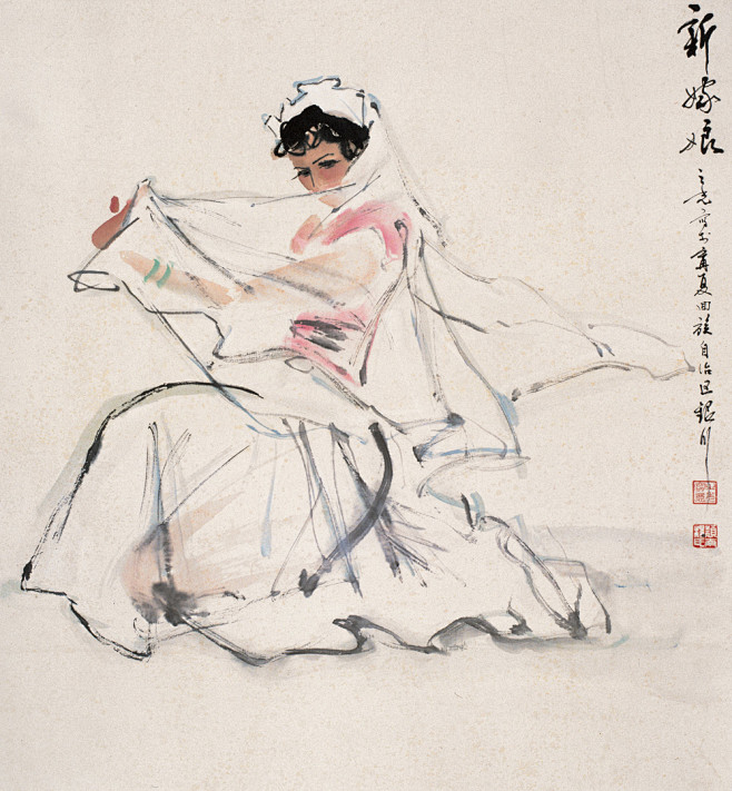 【转】杨之光以擅长中国画人物肖像及舞蹈人...