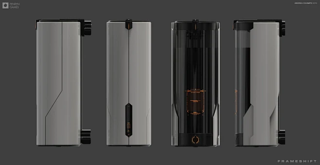 Medium Framecell Design - FRAMESHIFT GAME CONCEPT ART, Andrea Chiampo ...