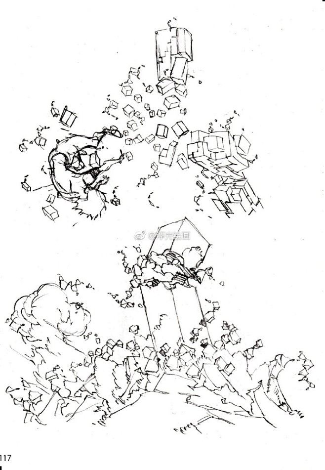 吉成曜落书的特效部分
漫画 原画 ...