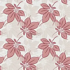 栗子在手绘图案上留下无缝图案，可用作服装、背景和电脑壁纸的花纹