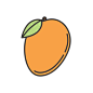 芒果可爱水果图标图片