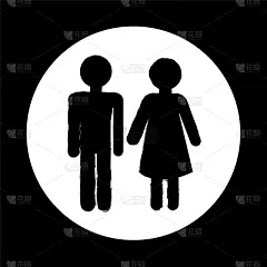 人,男人,女人,计算机图标,男孩,概念,图像,卫生间,矢量,浴室
