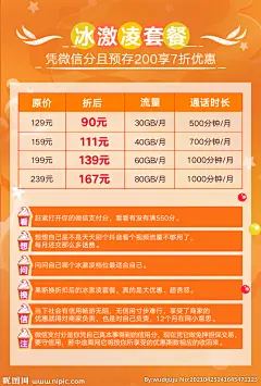 联通 5G 单页 宣传 海报 