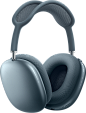 AirPods Max shot at a three-quarter angle.