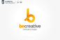 创意字母Logo模板系列之字母B B-Letter-Logo #209526-平面素材-@美工云(meigongyun.com)
