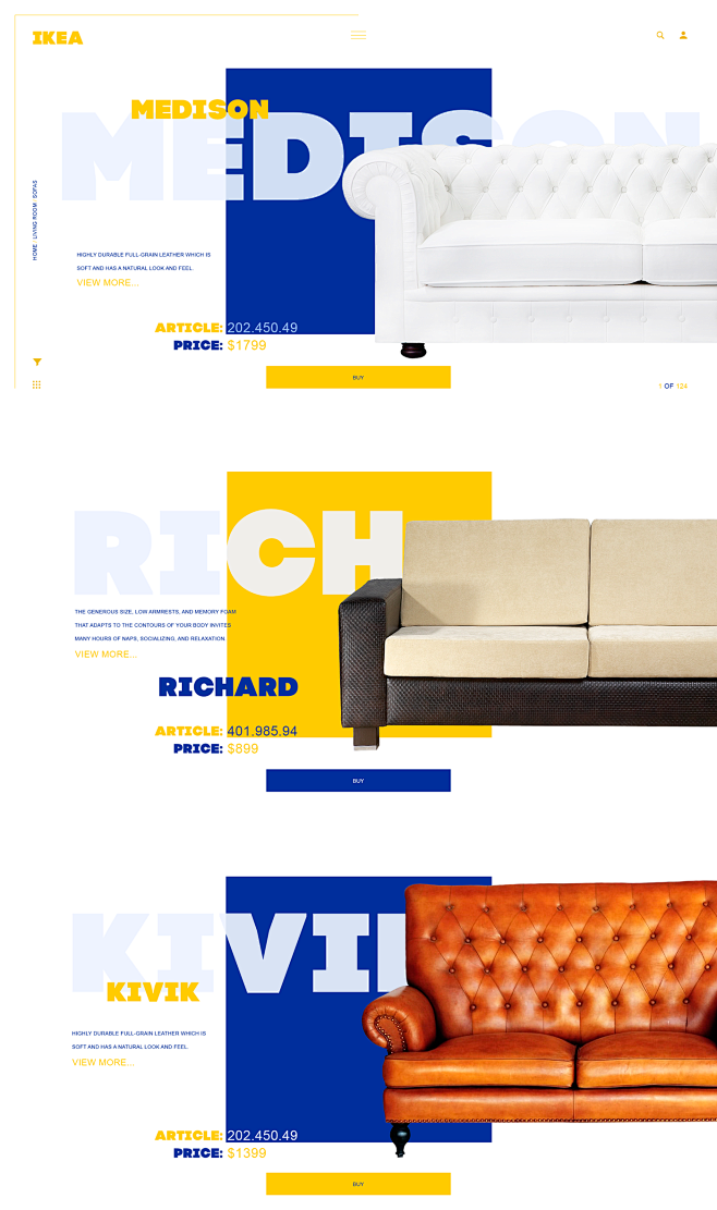Ikea website redesig...