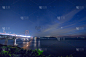 夜晚,五月,季节,风景,图像,春天,无人,里山,吊桥,户外