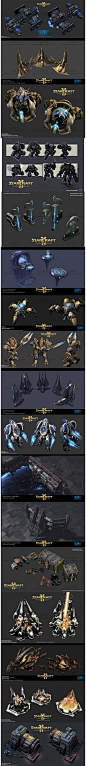 StarCraft 2 Art 星际2 机械设计参考 CG 游戏原画 设定 素材包-淘宝网