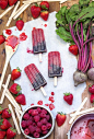 Beets & Berries Popsicles | Cooking Stoned