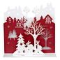 Mixing winter wonderland with Scandinavian chic, these cards from John Lewis pack a festive punch.: 
