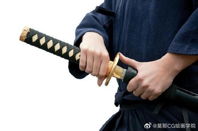 绘画超话 #绘画参考#一组握刀的手势参考