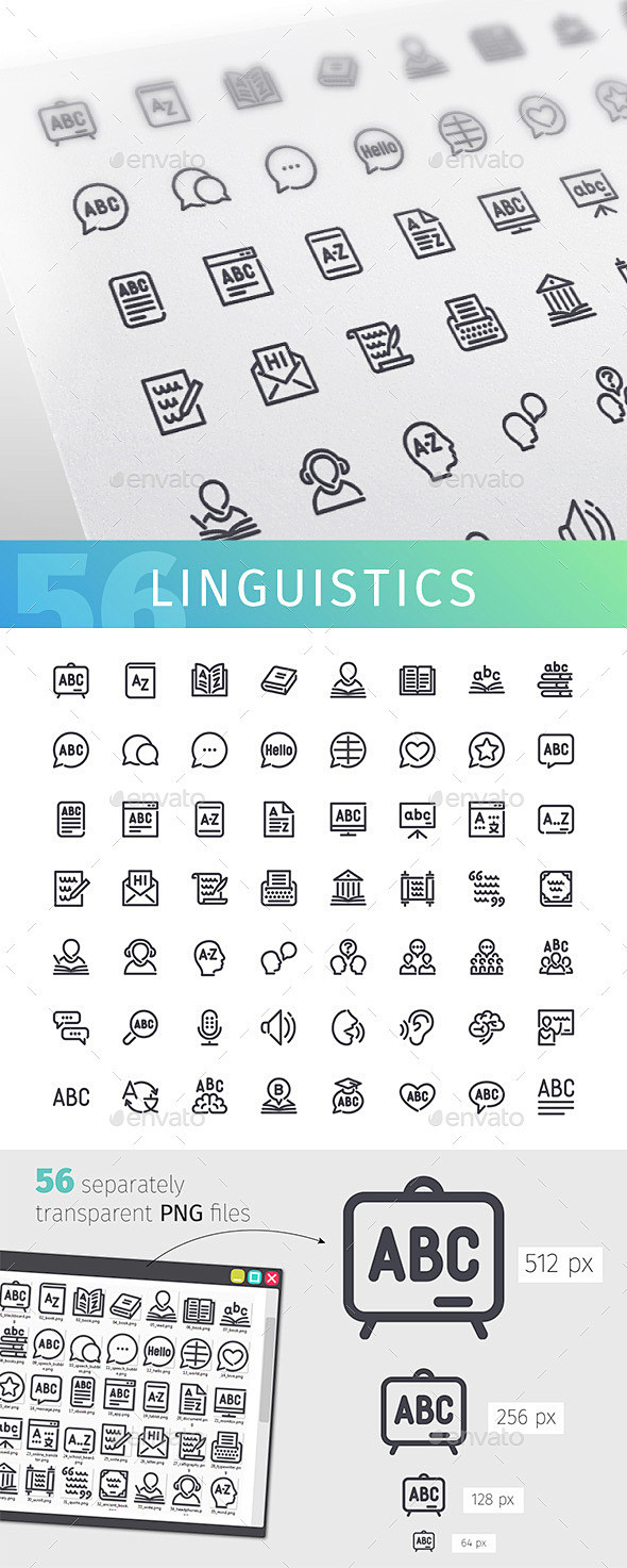 语言学图标设置行-杂项图标Linguis...