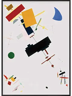 康定斯基极简几何装饰画书房玄关走廊抽象挂画艺术大师大幅墙壁画