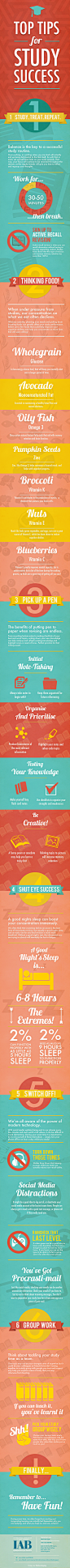 Top Tips For Study Success | Visual.ly