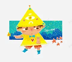 穿黄色雨衣的小男孩高清素材 页面 页面网页 平面电商 创意素材 png素材