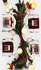 #Grattis观奇思婚礼素材分享# 
分享一组暖冬圣诞主题婚礼的搭配灵感
红色更能装点浓浓的节日氛围哦~ ​​​​