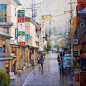 Ian Ramsay | 水彩街景