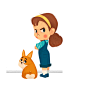 Hi! : A Girl and Her Corgi