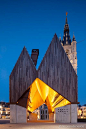 Market Hall in Ghent, Belgium Architect: Marie-José Van Hee, Robbrecht & Daem By Tim Van de Velde | OMG i should've visited the city for this