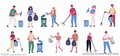 ai矢量垃圾分类素材设计图__图片素材_其他_设计图库_昵图网nipic.com