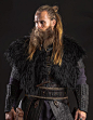 Barbarian Fur Mantle XL 维京肩披风中世纪形象 6