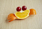 橙子螃蟹(水果拼盘菜谱)
