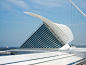Milwaukee Museum of Art building, Architect Santiago Calatrava, Milwaukee, Wisconsin, via Flickr.