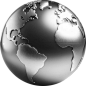 Chromed earth PNG, SVG