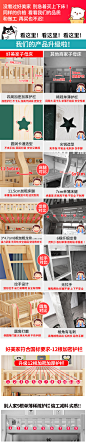 实木子母床儿童床上下床高低床带书桌上床下桌上下铺木床双层成人-tmall.com天猫