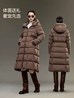 【高梵黑金鹅绒服】经典女王5.0女2025年冬季新款收腰羽绒服女款-tmall.com天猫