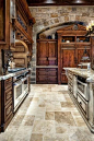 Rustic kitchen home country wood kitchen rustic design interior tile: 