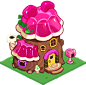 Cookie Houses : " Each Cookie needs a sweet little house. A bunch of sweet little house together makes up a big sweet town! " Cookie Houses are a unique type of building, serving most reliable means of obtaining EXP Star Jellies. As long as they