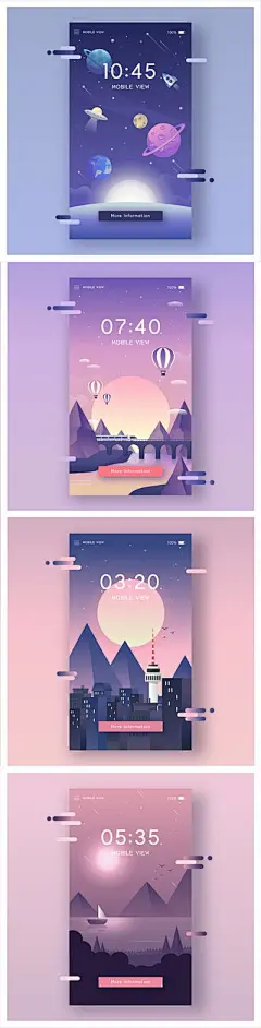 背景板 活动展板 地产 主画面 简约 中轴 国际 时尚 手机端桌面壁纸扁平风矢量插画