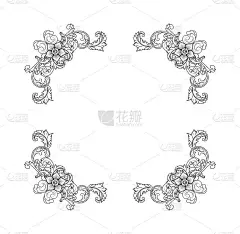 装饰手绘经典复古装饰文字分隔符。设置复古手画文本分割器维多利亚旧框架。文本线条，复古的边界，涂鸦，分