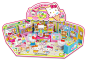 SANRIO 三丽欧 Hello Kitty 凯蒂猫玩具 街角物语-冰淇淋店 KT-50094 - 玩具 - 亚马逊中国