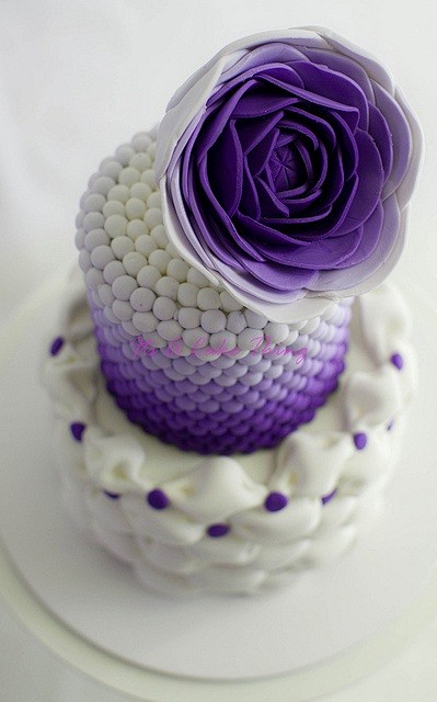 Purple Birthday Cake