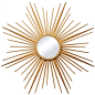 1stdibs | French Gilt Brass Sunburst Mirror: 