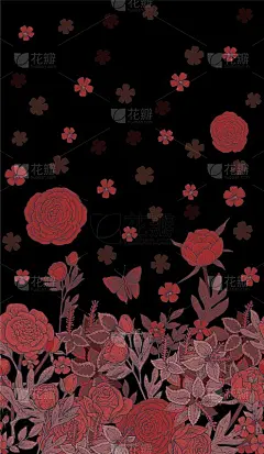 牡丹，玫瑰，花卉，无缝框架。背景说明。手绘轮廓。园林植物的开花抽象工厂图片。向量,