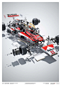 20张视觉冲击力超强的F1赛车海报设计 飞特网 海报设计