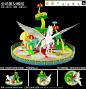 美陈圣诞节开业许愿瓶3d模型