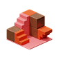 Isometrica 3D Constructor : Boost your design using 3D constructor to create complex isometric scene easily in Figma. Apply shadows to present a natural isometric view.
