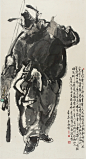 王西京——国画人物 | 
王西京，男，汉族，长安画派代表人物。1946年8月生于中国西安，中共党员，国家级有突出贡献专家，画家、一级美术师。王西京作品以狂草的笔意，画出深具禅意的作品，减笔人物画，创造了大笔泼墨法，成为写意人物画的现代代表性画家，水墨写意人物画，逐渐形成中国人物画的一个主要潮流。