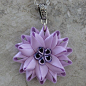 Lavender Necklace - Lavender Pendant Necklace, great gift for girl! $12.00: 
