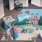 加拿大艺术家Rob Gonsalves的错觉艺术 ​​​​ - 当代艺术 - CNU视觉联盟