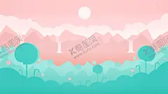 唯美风景创意插画 【酷图网】风景插画,梦幻树林,田园风景插画,创意插画图案,场景插画,配图插画,桌面壁纸插画,温馨浪漫插画,卡通插画,生活场景插画