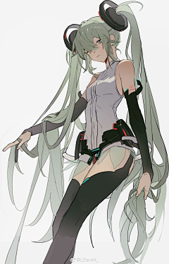 桃骨朵采集到miku