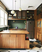 木质装修整体厨房设计