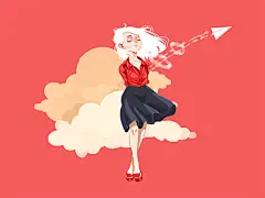 所有的努力，都是为了遇见你【早安~ 】#UI中国·优秀会员作品推荐# 插画 by @木须柚子