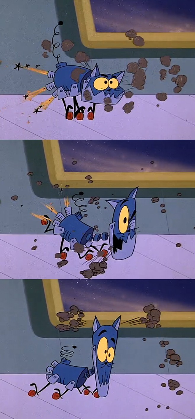 猫和老鼠三宫格动漫壁纸