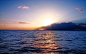一般1440x900风景自然海水日落